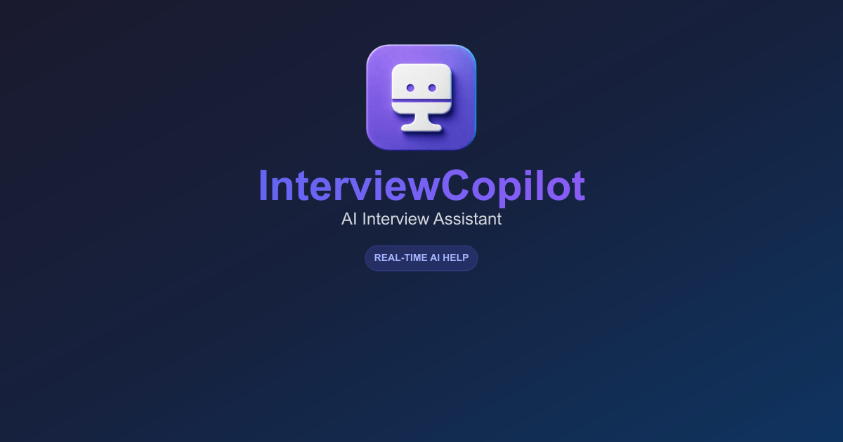 interviewcopilot.ai — 官网预览图